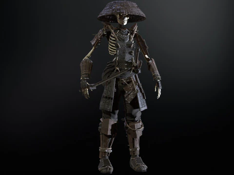 SkeletonSamurai2 3D Model