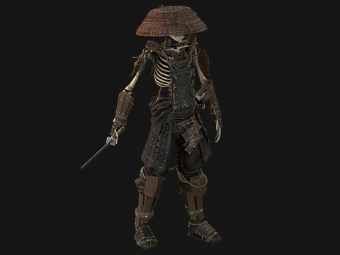 SkeletonSamurai2 3D Model