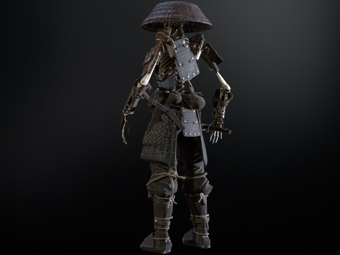 SkeletonSamurai2 3D Model
