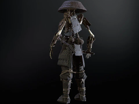 SkeletonSamurai2 3D Model