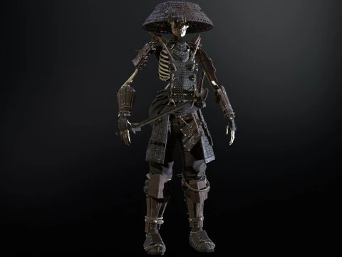 SkeletonSamurai2 3D Model