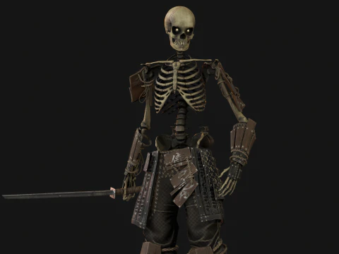 SkeletonSamurai2 3D Model