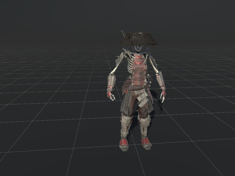 SkeletonSamurai2 3D Model