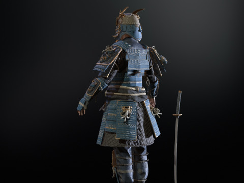 Samurai Girl2 Modèle 3D