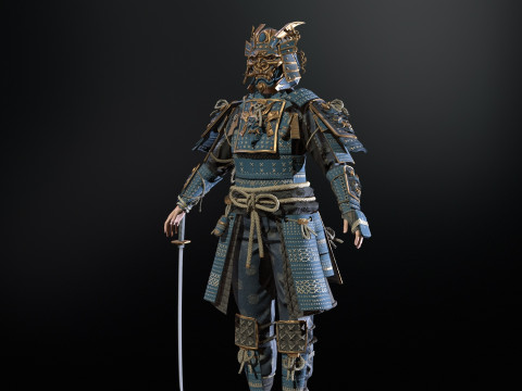 Samurai Girl2 Modèle 3D