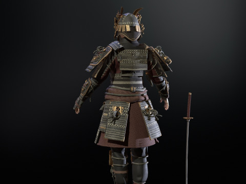 Samurai Girl2 Modèle 3D