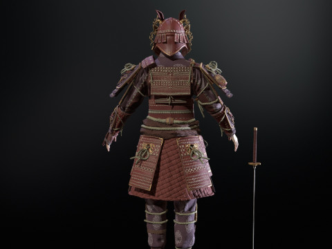 Samurai Girl2 Modèle 3D