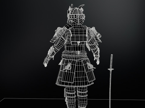 Samurai Girl2 Modèle 3D