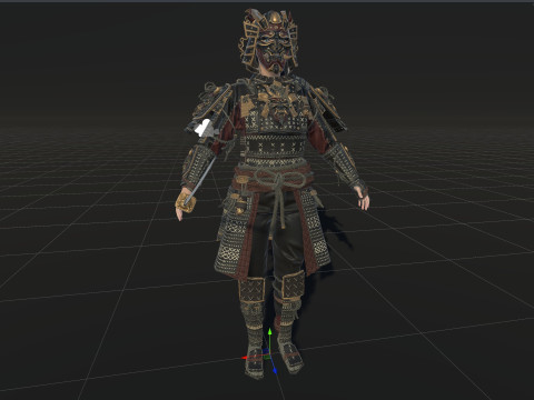 Samurai Girl2 Modèle 3D