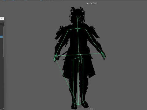 Samurai Girl2 3D Model
