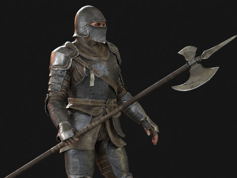 NPC Guardian1 3D 模型
