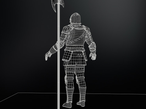 NPC Guardian1 3D 模型