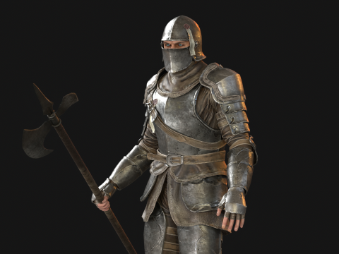 NPC Guardian1 3D 模型