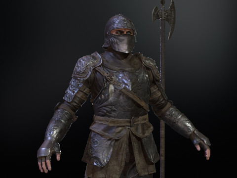 NPC Guardian1 3D 模型