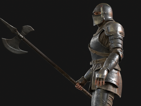 NPC Guardian1 3D 模型