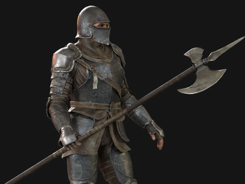NPC Guardian1 3D 模型