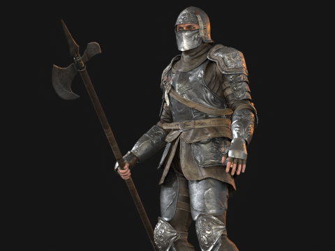 NPC Guardian1 3D 模型