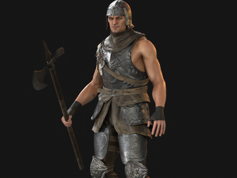NPC Guardian1 3D 模型