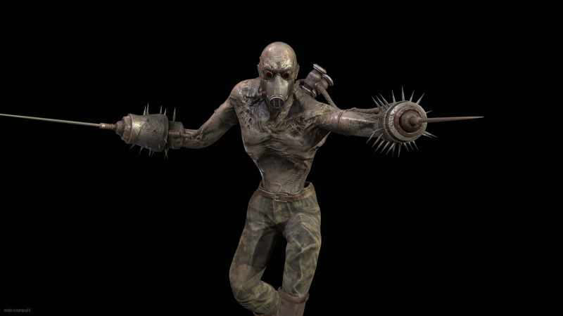 Apocalipce warrior 3D Model .c4d .max .obj .3ds .fbx .stl .blend 