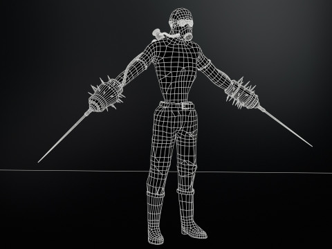 Apocalipce warrior 3D Model
