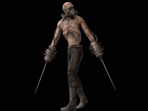 Apocalipce warrior 3D Model