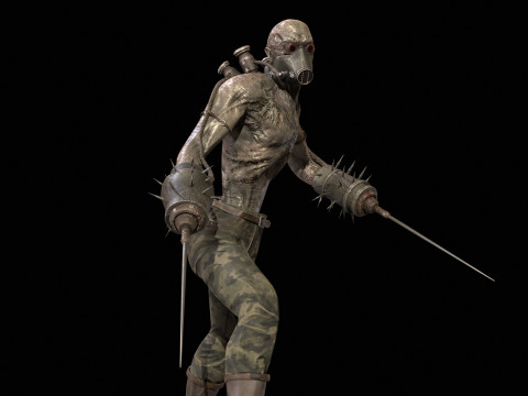 Apocalipce warrior 3D Model