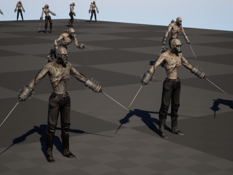 Apocalipce warrior 3D Model