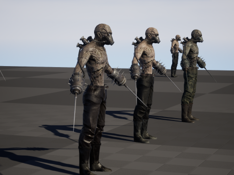 Apocalipce warrior 3D Model