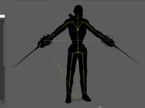 Prajurit kiamat Model 3D