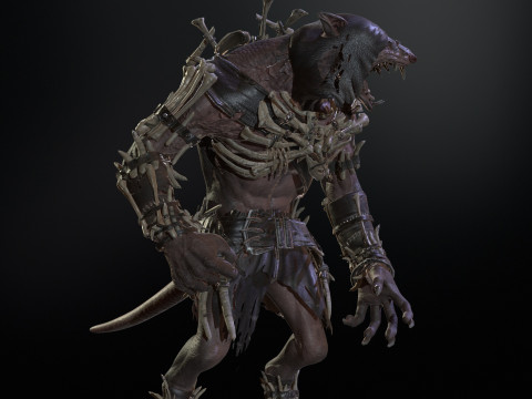 RatmanWarrior2 3Dモデル