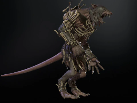 RatmanGuerrier2 Modèle 3D