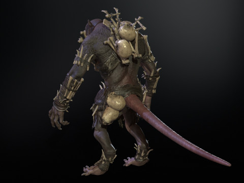 RatmanWarrior2 3Dモデル