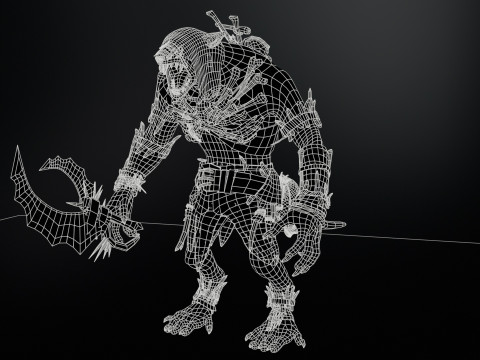 RatmanWarrior2 3Dモデル