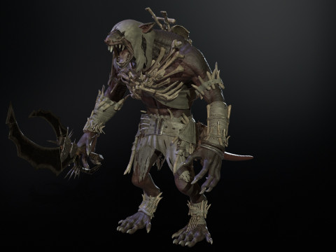 RatmanWarrior2 3Dモデル