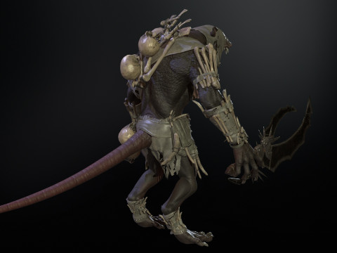 RatmanWarrior2 3Dモデル