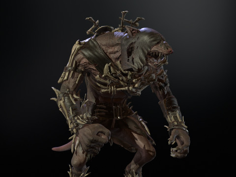 RatmanWarrior2 3Dモデル