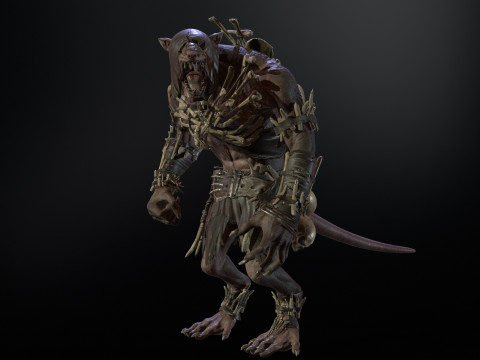 RatmanWarrior2 3Dモデル