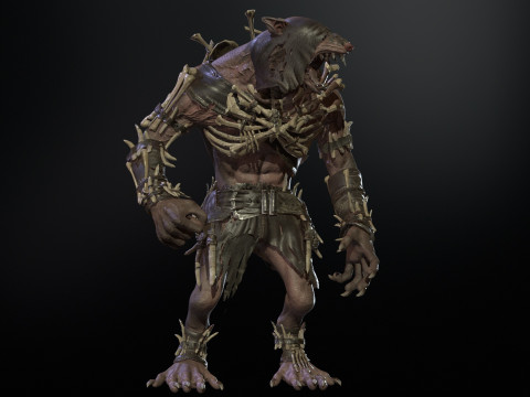RatmanWarrior2 3Dモデル