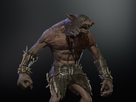 RatmanWarrior2 3Dモデル