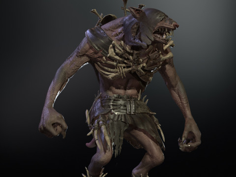 RatmanWarrior2 3Dモデル