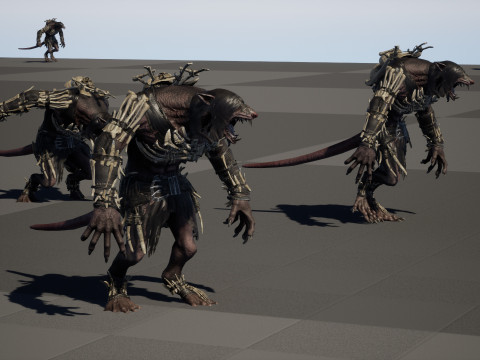 RatmanWarrior2 3Dモデル