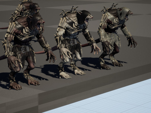 RatmanWarrior2 3Dモデル