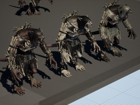 RatmanWarrior2 3Dモデル