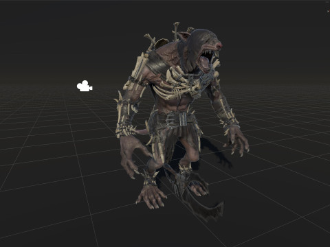 RatmanWarrior2 3Dモデル