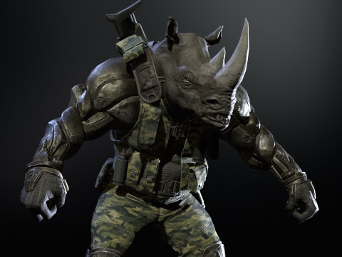 Rhino Military Modello 3D