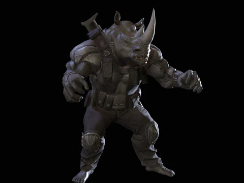 Rhino Military 3D Model
