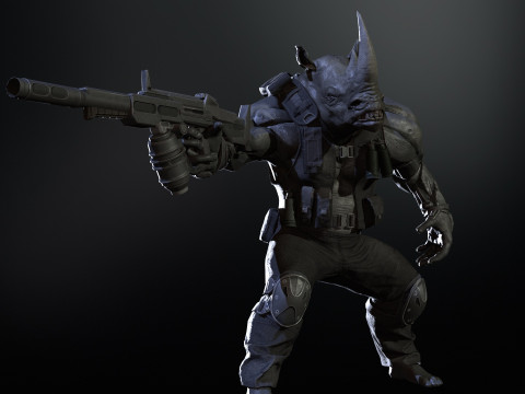 Rhino Military Modello 3D