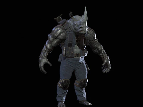 Rhino Military 3D Model