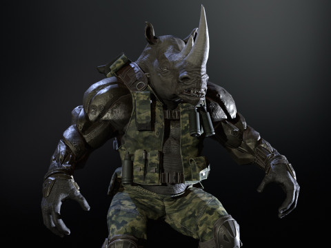 Rhino Military Modello 3D