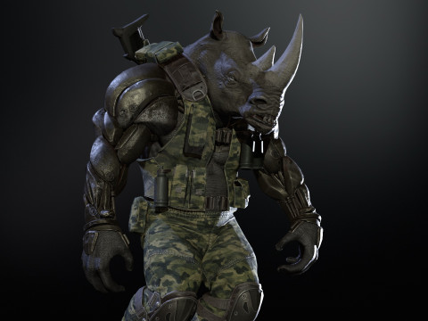 Rhino Military Modello 3D